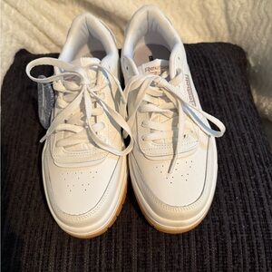 Reebok Classic White Leather Sneakers